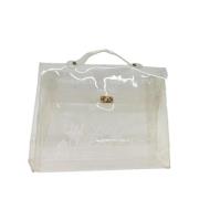 Hermès Vintage Pre-owned Tyg handvskor White, Dam