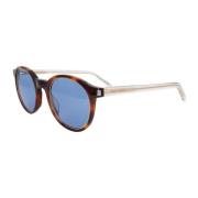 Saint Laurent Snygga SL 521 RIM Solglasögon Brown, Unisex