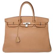 Hermès Vintage Pre-owned Laeder handvskor Brown, Dam