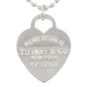 Tiffany & Co. Pre-owned Pre-owned Metall halsband Gray, Dam