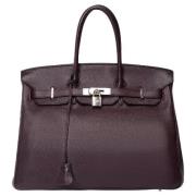 Hermès Vintage Pre-owned Laeder handvskor Purple, Dam