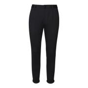 Dondup Slim-Fit Svarta Byxor Black, Herr