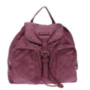 Gucci Vintage Pre-owned Tyg ryggsckar Purple, Dam