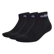 Adidas Think Linear Ankelsockor Black, Unisex