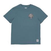 Element North Atlantic Blue Herr T-shirt Blue, Herr