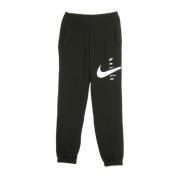 Nike Svart/Vit Fleece Tracksuit Byxor för Kvinnor Black, Dam