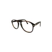 Persol Vintage mod. 649 Glasögon i Havana Brown, Unisex