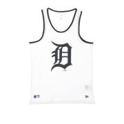 New Era MLB Logo Tank Top i Vit/Marinblå White, Herr