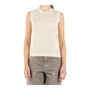 Golden Goose Beige Crewneck Sweater Uppdatera Samling Beige, Dam