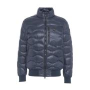 Blauer Blå Jackor för Män Aw24 Blue, Herr