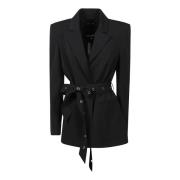 Patrizia Pepe Elegant Blazer för Kvinnor Black, Dam