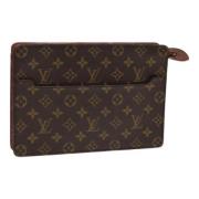 Louis Vuitton Vintage Pre-owned Canvas kuvertvskor Brown, Dam