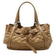 Burberry Vintage Pre-owned Laeder axelremsvskor Brown, Dam