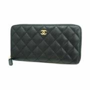 Chanel Vintage Pre-owned Laeder plnbcker Black, Dam