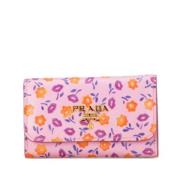 Prada Vintage Pre-owned Laeder nyckelhllare Multicolor, Dam