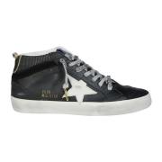 Golden Goose Laminerade Mid Star Stella Sneakers Black, Dam