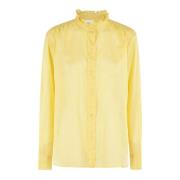 Isabel Marant Étoile Snygg Denimjacka för Kvinnor Yellow, Dam