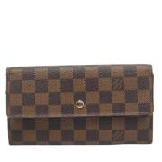 Louis Vuitton Vintage Pre-owned Belagd canvas plnbcker Brown, Dam