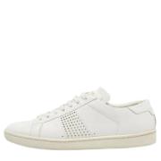 Yves Saint Laurent Vintage Pre-owned Laeder sneakers White, Dam