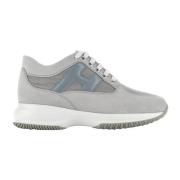 Hogan Interaktiva Stiliga Sneakers för Aktiv Livsstil Gray, Dam