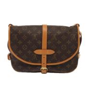 Louis Vuitton Vintage Pre-owned Canvas louis-vuitton-vskor Brown, Dam