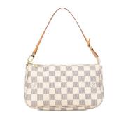 Louis Vuitton Vintage Pre-owned Canvas kuvertvskor White, Dam