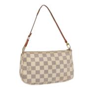 Louis Vuitton Vintage Pre-owned Canvas kuvertvskor White, Dam