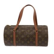 Louis Vuitton Vintage Pre-owned Canvas handvskor Brown, Dam