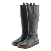 Nature Footwear Liv Boot Leather Black, Dam