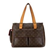 Louis Vuitton Vintage Pre-owned Canvas louis-vuitton-vskor Brown, Dam