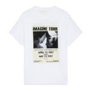 Zadig & Voltaire Imagine Tour Vit Konsert T-shirt White, Dam