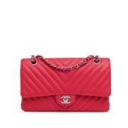 Chanel Vintage Pre-owned Laeder axelremsvskor Red, Dam