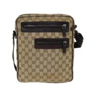 Gucci Vintage Pre-owned Canvas gucci-vskor Beige, Dam