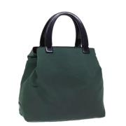 Prada Vintage Pre-owned Nylon prada-vskor Green, Dam