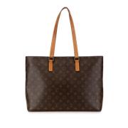 Louis Vuitton Vintage Pre-owned Canvas axelremsvskor Brown, Dam