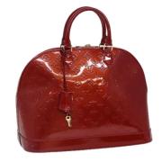 Louis Vuitton Vintage Pre-owned Laeder handvskor Red, Dam