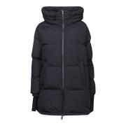 Herno Svart Dunjacka Urban Vinterstil Black, Dam