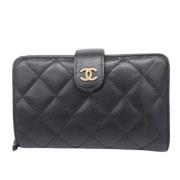 Chanel Vintage Pre-owned Laeder plnbcker Black, Dam