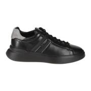 Hogan Platta Skor Rebel Pelle Black, Herr