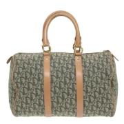 Dior Vintage Pre-owned Canvas resvskor Green, Dam