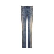 Diesel Blå Bootcut Jeans Bohemian Attitude Blue, Dam