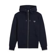 Fred Perry Stilig Sweatshirt för Män Blue, Herr