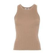 Max Mara Beige T-shirts & Polos för kvinnor Beige, Dam