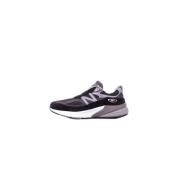 New Balance Svarta Sneakers Mocka Gummisula Canvas Black, Dam