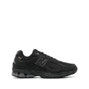 New Balance Svarta Sneakers med Mesh och Mocka Black, Herr