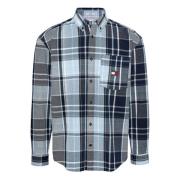 Tommy Hilfiger Blå Button-Down Skjortor Multicolor, Herr