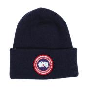 Canada Goose Blå Ull Beanie Mössa Blue, Unisex