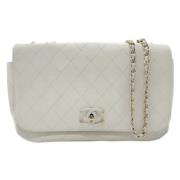 Chanel Vintage Pre-owned Laeder chanel-vskor White, Dam