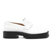 Maison Margiela Vit Loafer Tabi County Stilren White, Dam