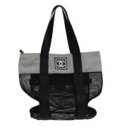 Chanel Vintage Pre-owned Tyg chanel-vskor Black, Dam